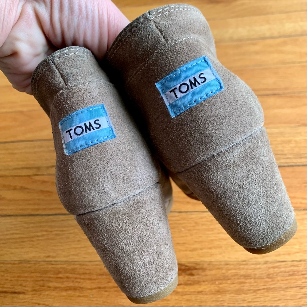 Toms beige Desert Wedge booties - Picture 7 of 9